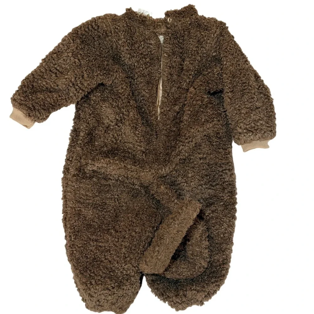 InCharacter Monkey Costume Infant Medium 12-18 Months Brown Plush Halloween Set